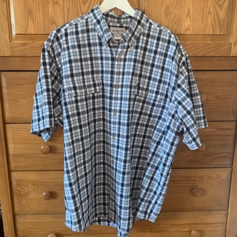 Carhartt XXL Short Sleeve Button Up Casual Shirt
